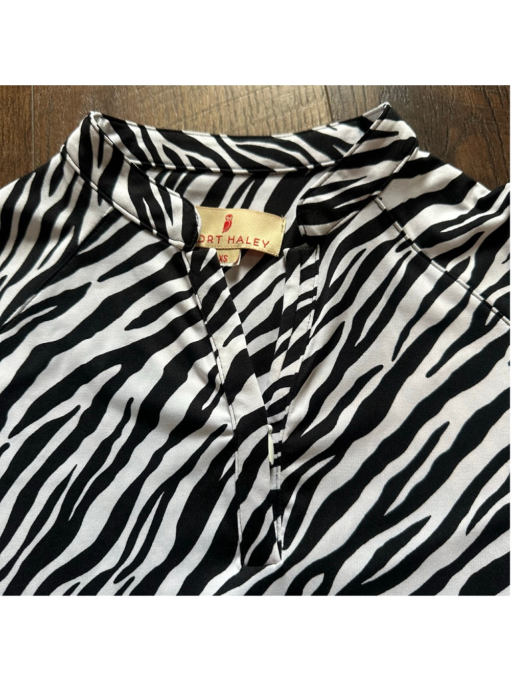 Women's Sport Haley Zebra Print Top Size XS Summer - Picture 4 of 9